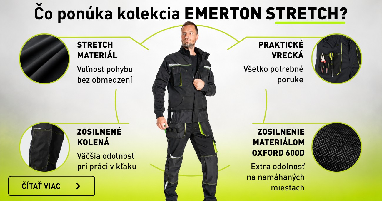 Čo ponúka kolekcia EMERTON STRETCH?