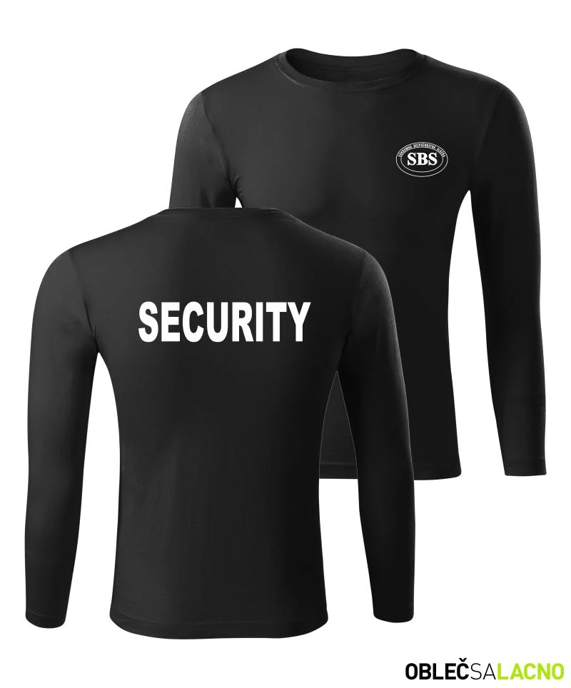 Tričko dlhý rukáv SBS-SECURITY 150g