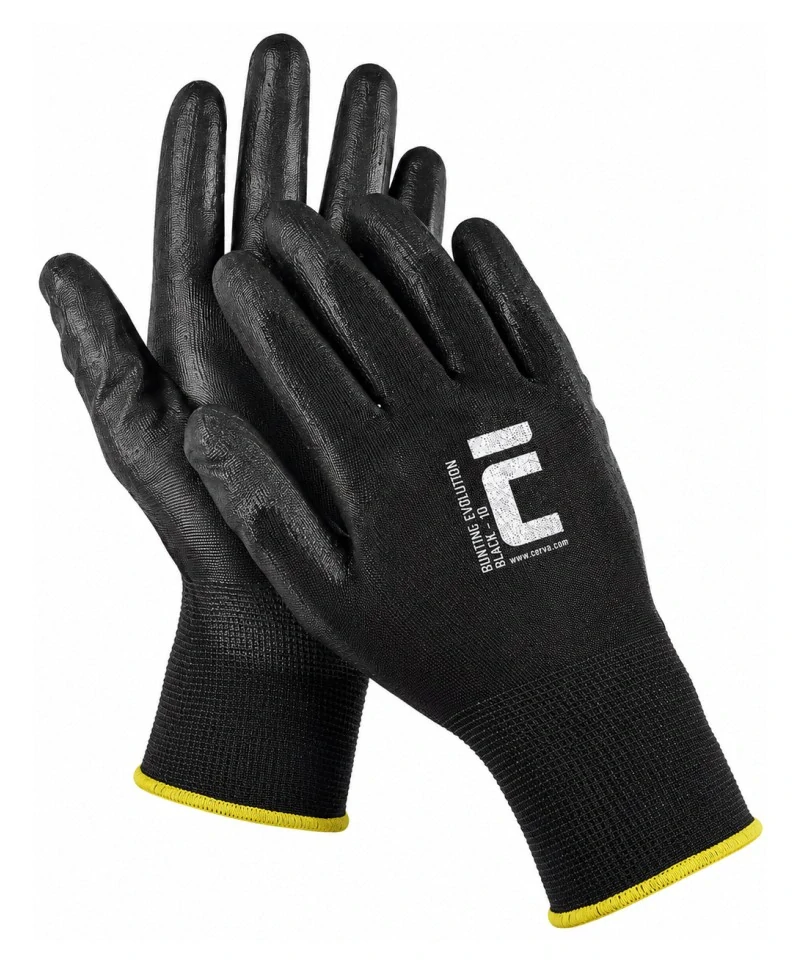 Povrstvené rukavice BUNTING EVOLUTION BLACK Cerva