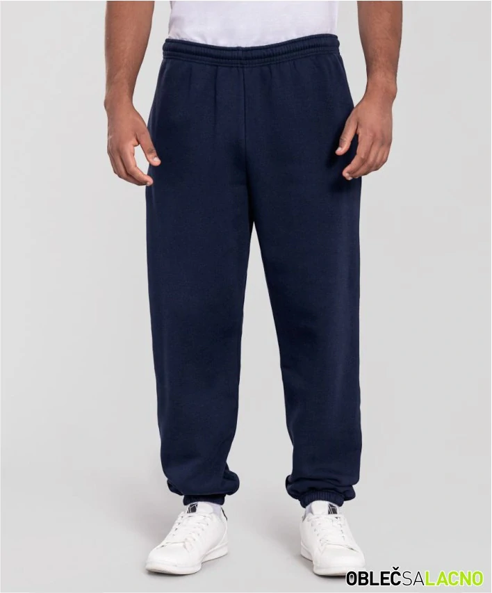 Unisex tepláky z ťažkej bavlny ICONIC PREMIUM ELASTICATED CUFF JOG PANTS Fruit of the Loom