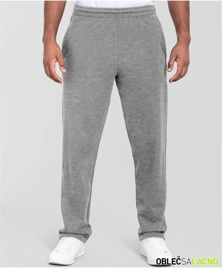 Unisex tepláky ICONIC 250 OPEN HEM JOG PANTS Fruit of the Loom
