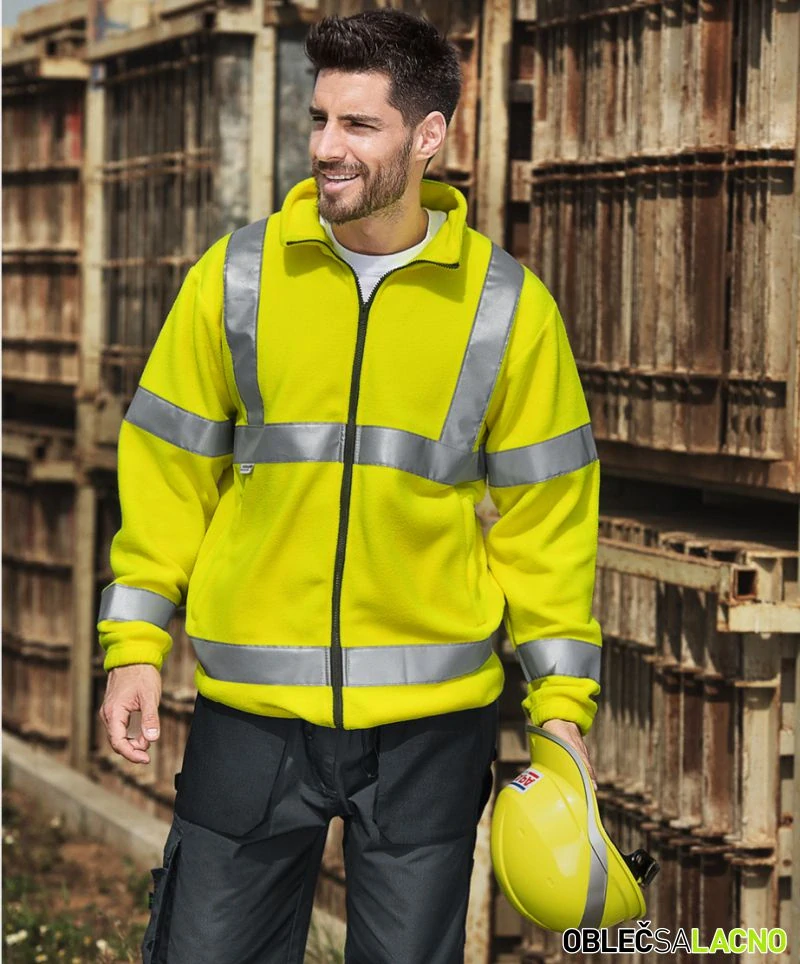 Reflexná fleece bunda HV FLEECE JACKET 5V1 Rimeck®