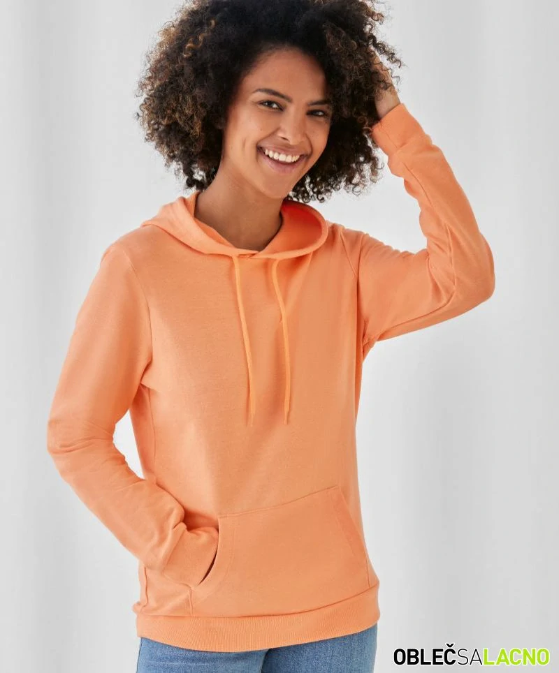 Dámska mikina s kapucňou #HOODIE B&C