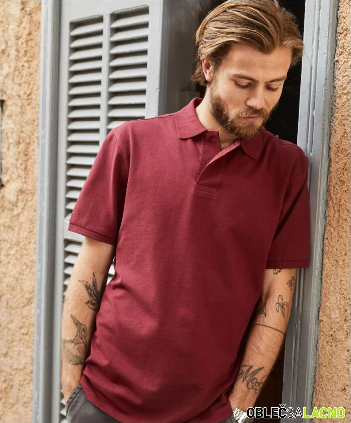 Pánske piqué polo z bio bavlny JN 8010 Daiber