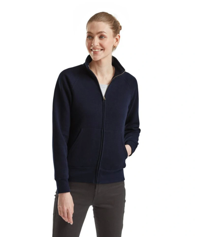 Dámska mikina PREMIUM LADY-FIT SWEAT JACKET Fruit of the Loom