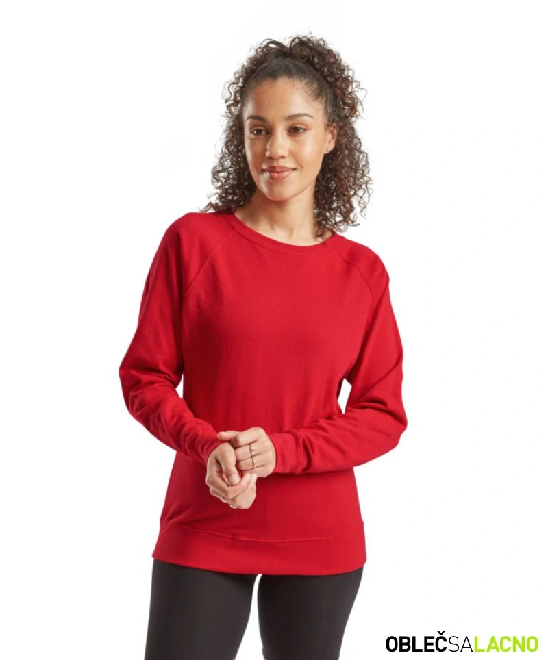 Dámska raglánová mikina LADY-FIT LW RAGLAN SWEAT Fruit of the Loom