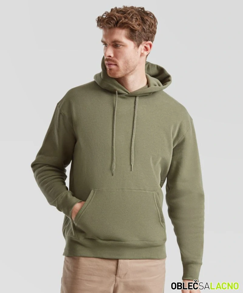 Pánska mikina s kapucňou PREMIUM HOODED SWEAT Fruit of the Loom
