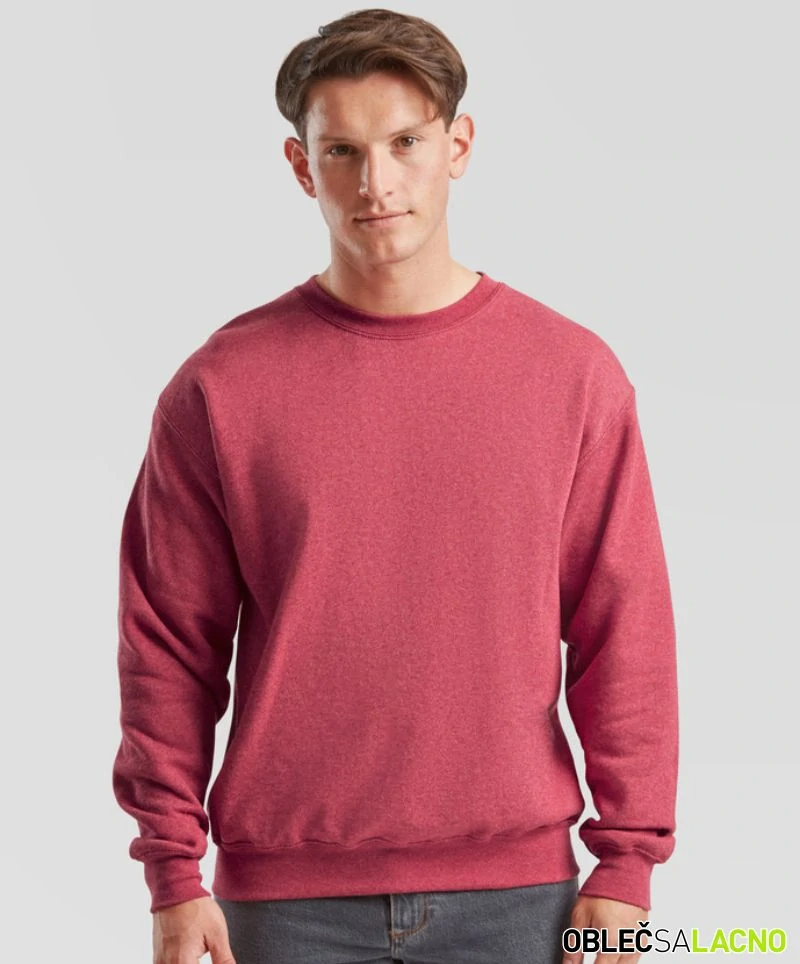 Pánska mikina CLASSIC SET-IN SWEAT Fruit of the Loom