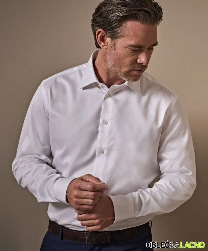 Luxusná keprová košeľa s dlhým rukávom COMFORT FIT Tee Jays