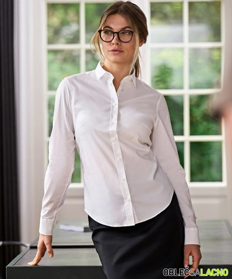 Luxusná elastická blúzka s dlhým rukávom Tee Jays