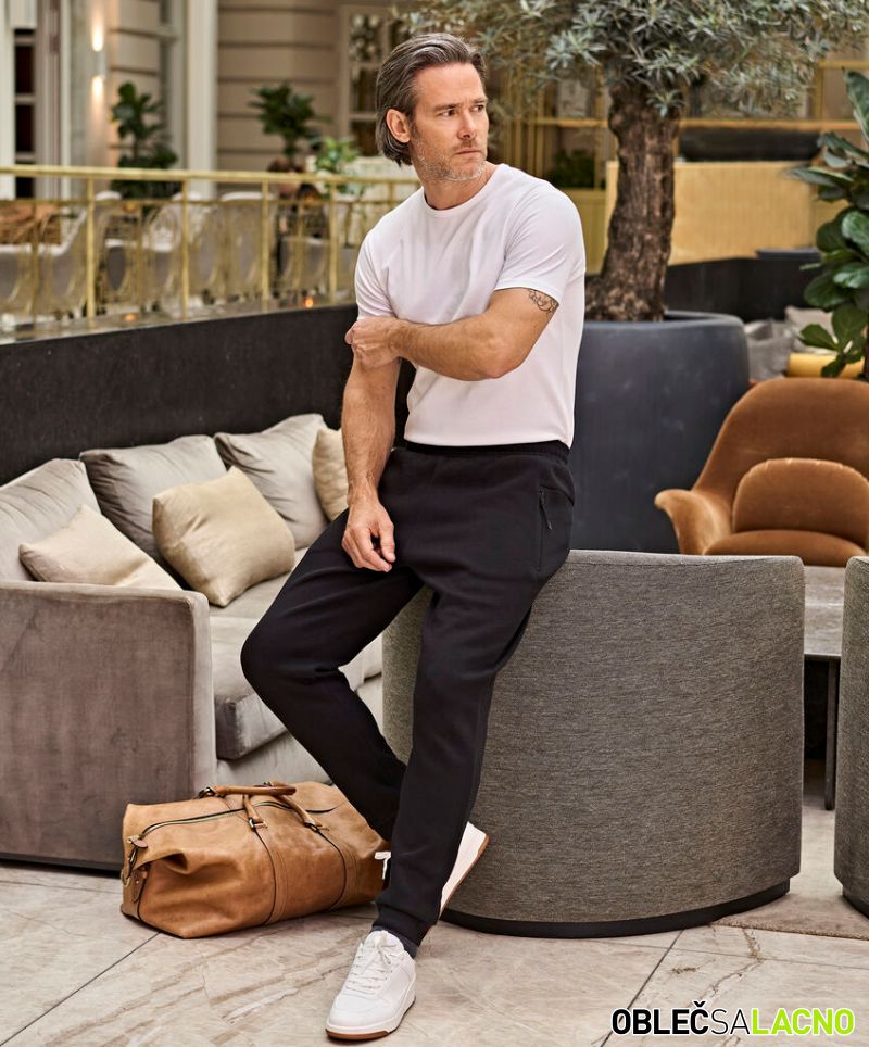 Pánske tepláky INTERLOCK Tee Jays