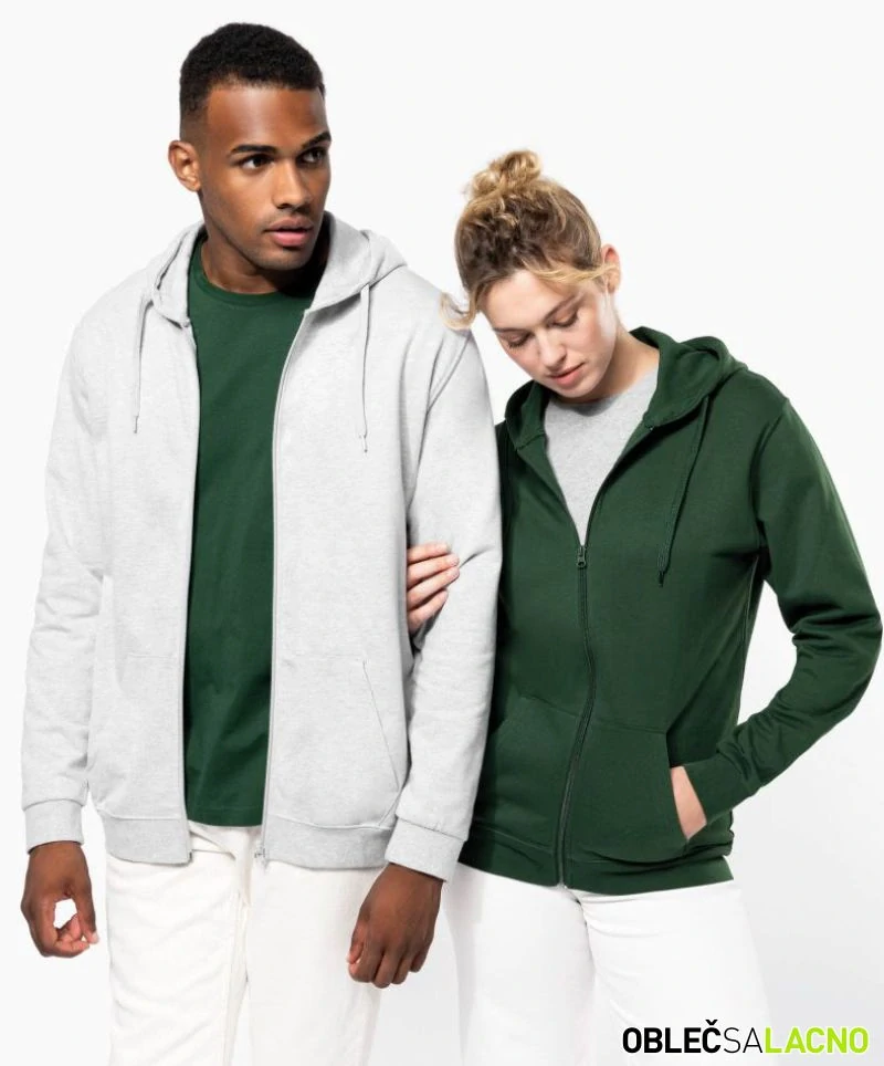 Unisex mikina s kapucňou a zipsom K479 Kariban