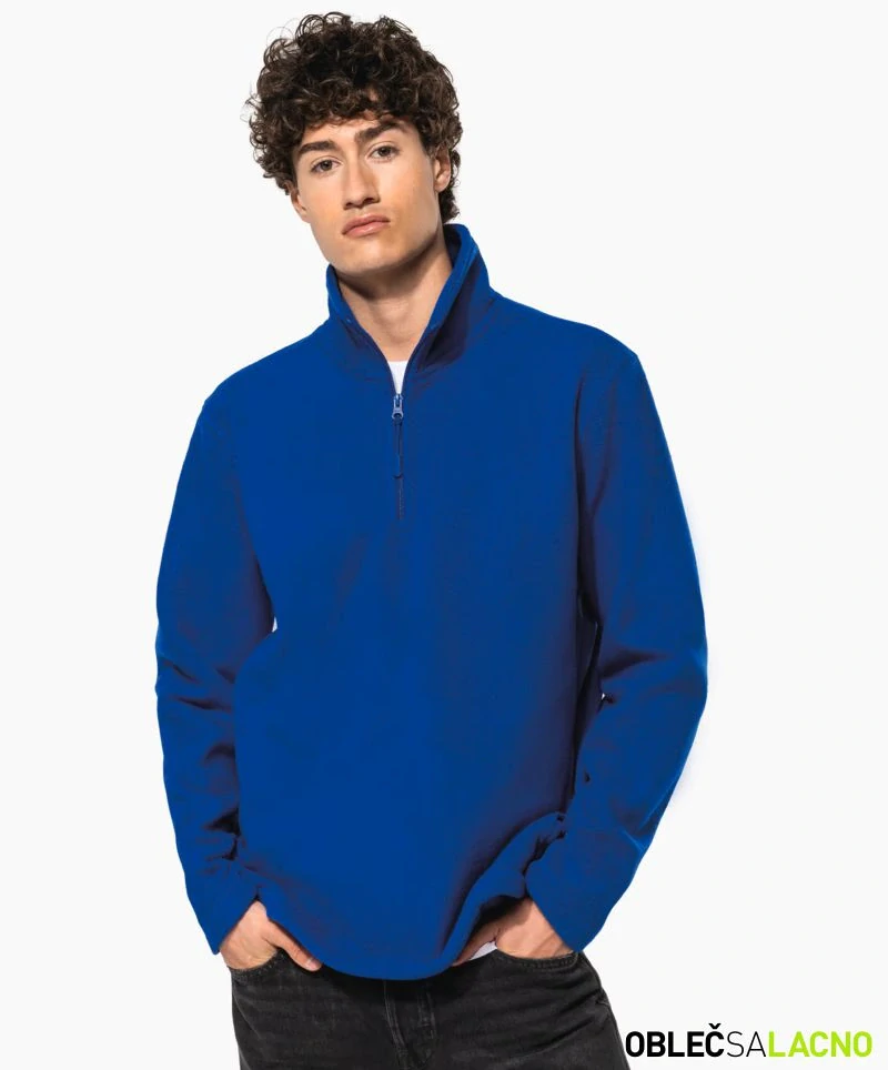 Unisex mikrofleecová mikina s 1/4 zipsom ENZO Kariban