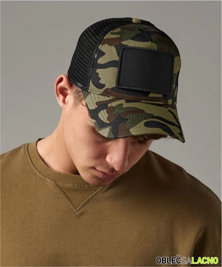 5 panelová šiltovka REMOVABLE PATCH TRUCKER B641 Beechfield