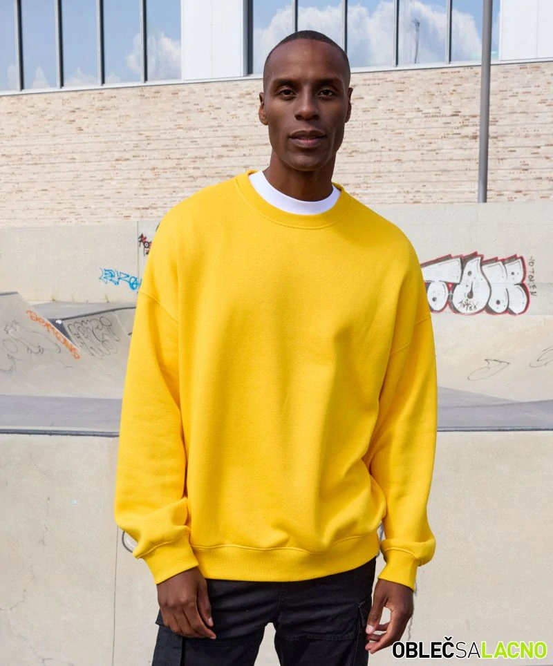 Unisex oversize mikina z bio bavlny 8042 Daiber