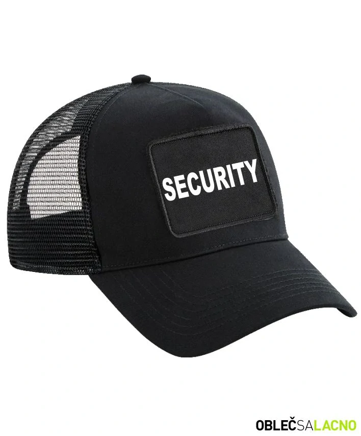 Šiltovka s nášivkou a sieťkou SECURITY