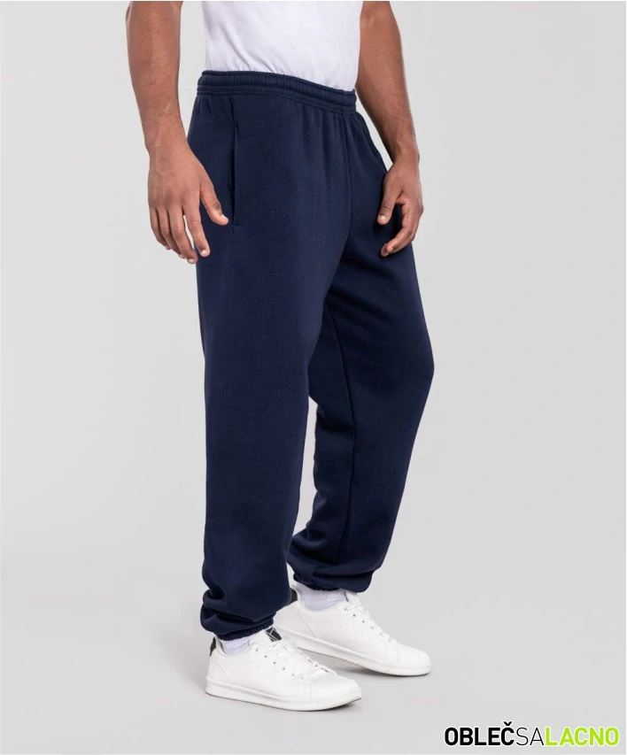Unisex tepláky z ťažkej bavlny ICONIC PREMIUM ELASTICATED CUFF JOG PANTS Fruit of the Loom