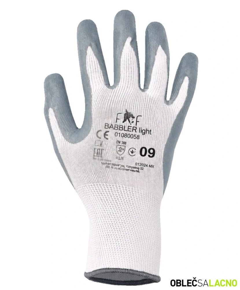 Máčané nitrilové rukavice FF BABBLER LIGHT Fridrich & Fridrich