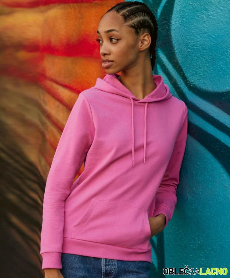 Dámska mikina s kapucňou #HOODIE B&C