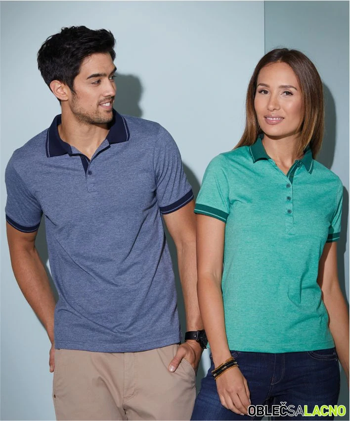 Pánska melírovaná polokošeľa JN 706 Daiber