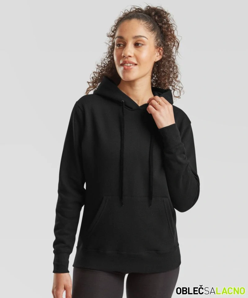 Dámska mikina s kapucňou CLASSIC LADY-FIT HOODED SWEAT Fruit of the Loom
