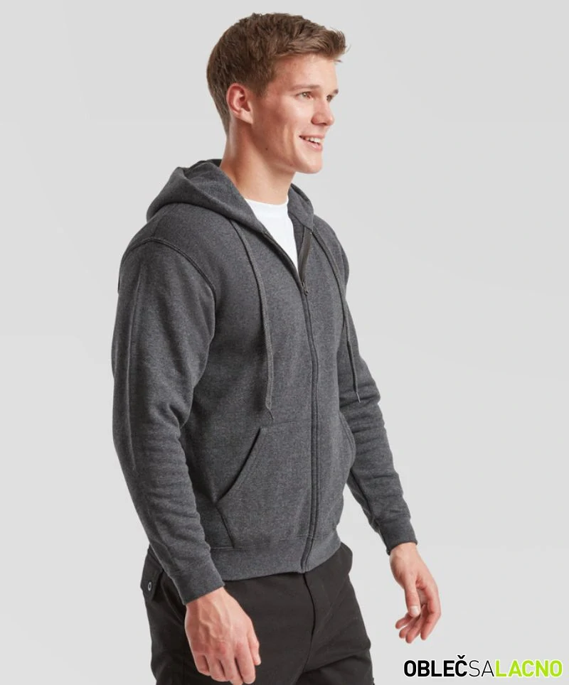 Pánska mikina s kapucňou CLASSIC HOODED SWEAT JACKET Fruit of the Loom