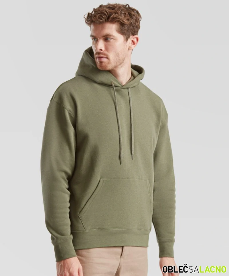 Pánska mikina s kapucňou PREMIUM HOODED SWEAT Fruit of the Loom