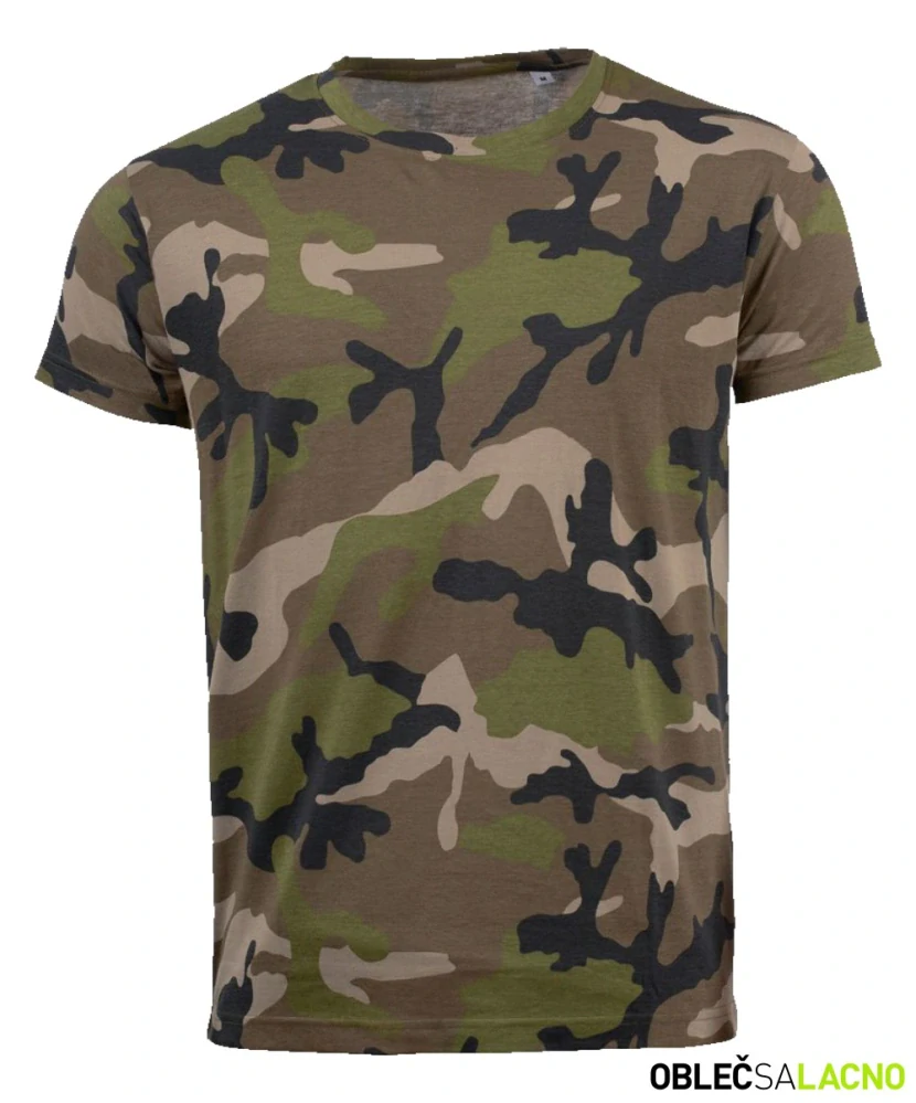 Pánske maskáčové tričko CAMO MEN Sol's