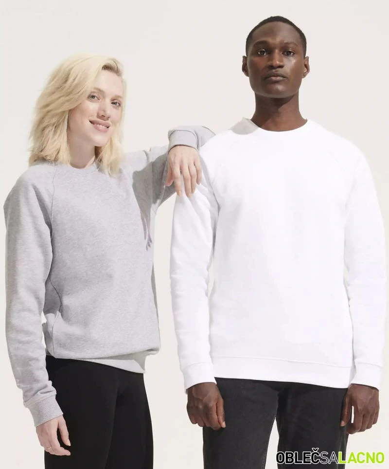 Unisex bio raglánová mikina SPACE Sol's