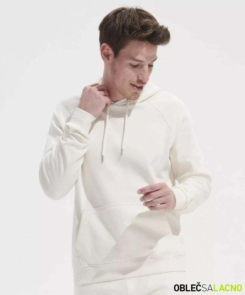 Unisex bio raglánová mikina s kapucňou STELLAR Sol's