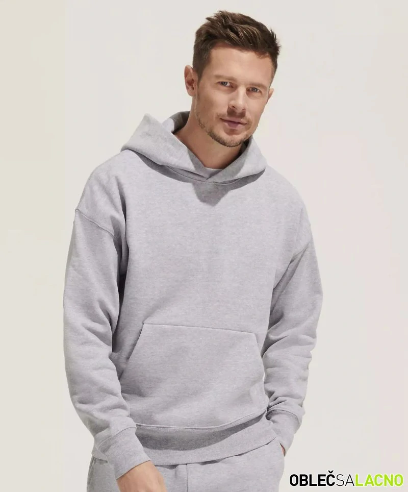 Unisex oversize mikina s kapucňou z ťažkej bavlny ORIGIN Sol's
