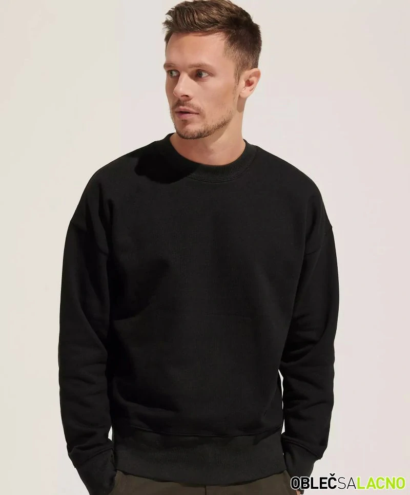 Unisex oversize mikina z ťažkej bavlny AUTHENTIC Sol's