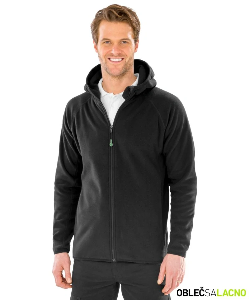 Unisex mikrofleecová bunda s kapucňou R906X Result
