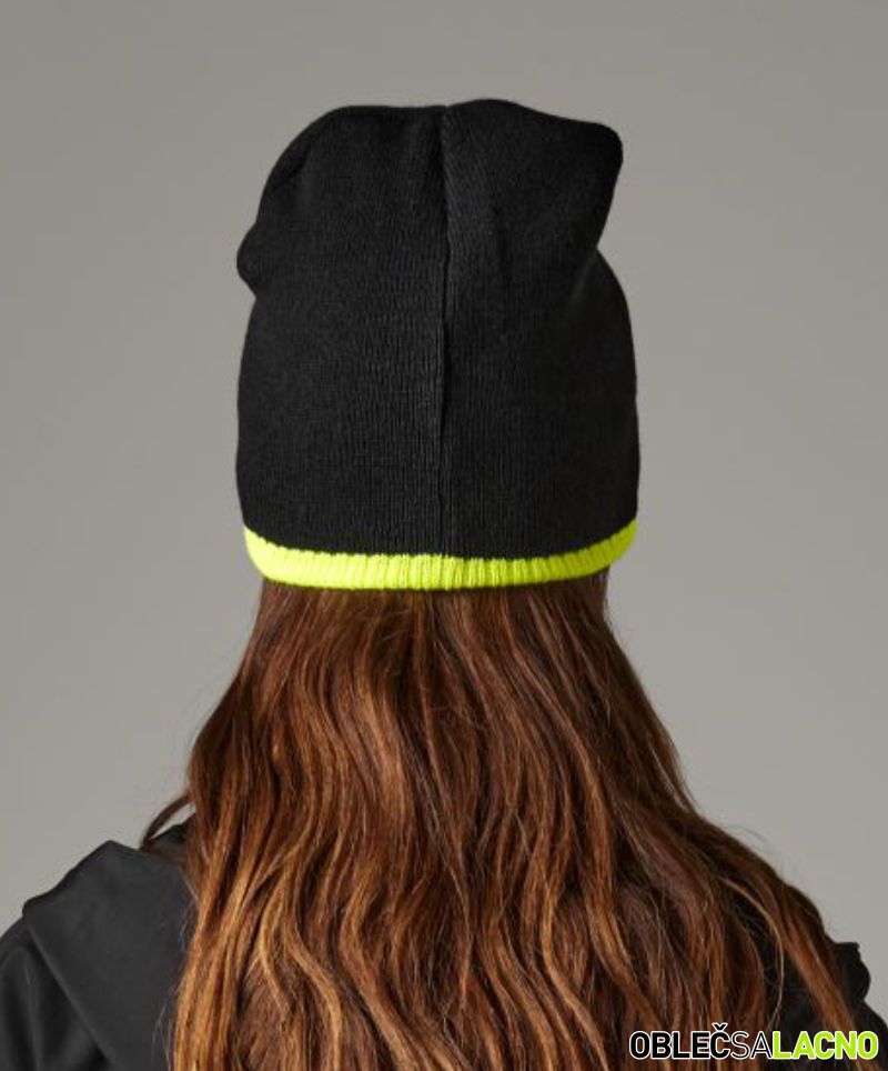 Dvojfarebná pletená čiapka B44C Beechfield