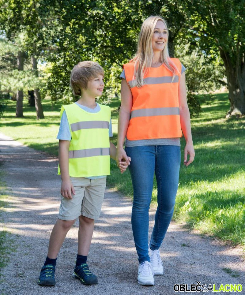 Detské pončo s vysokou viditeľnosťou AMIGO Korntex