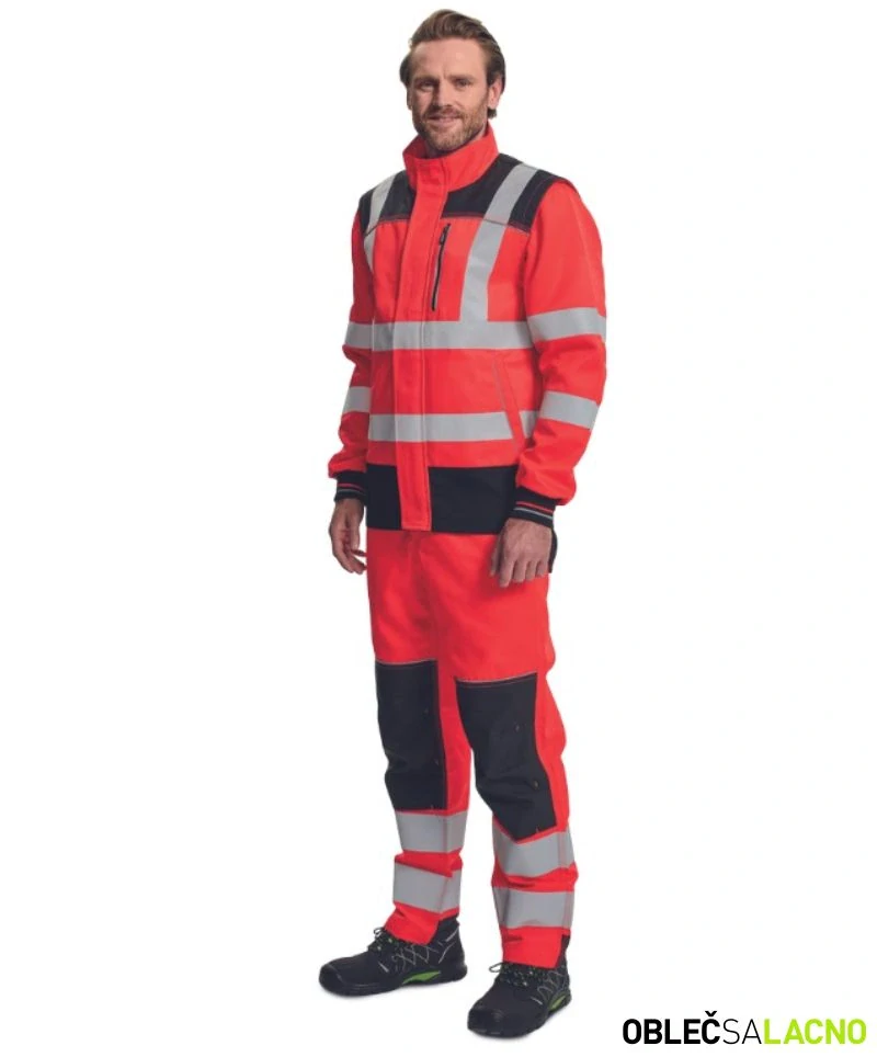 Reflexná bunda KNOXFIELD HVPS 2V1 Cerva