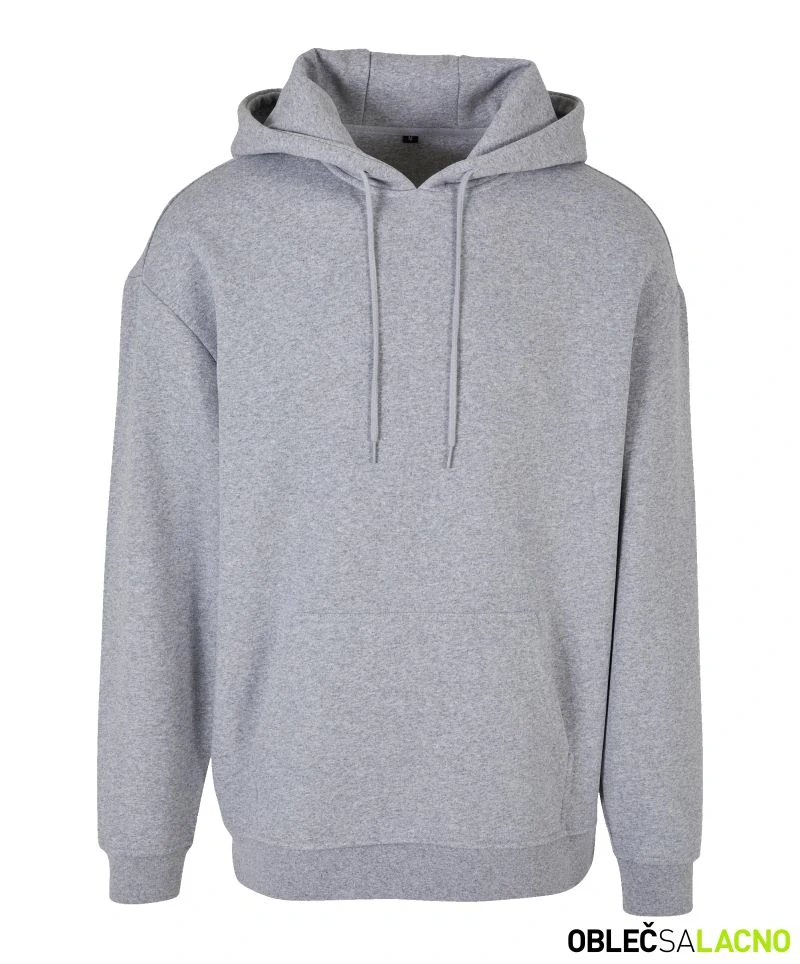 Pánska oversize mikina s kapucňou z ťažkej bavlny BASIC Build your Brand