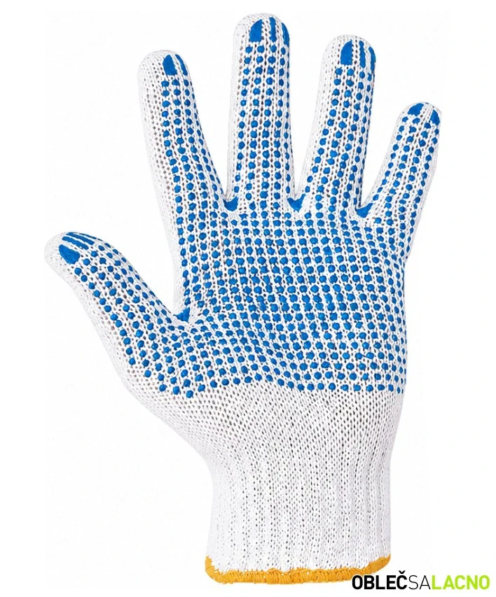 Povrstvené rukavice s PVC terčíkmi PLOVER LIGHT Fridrich & Fridrich
