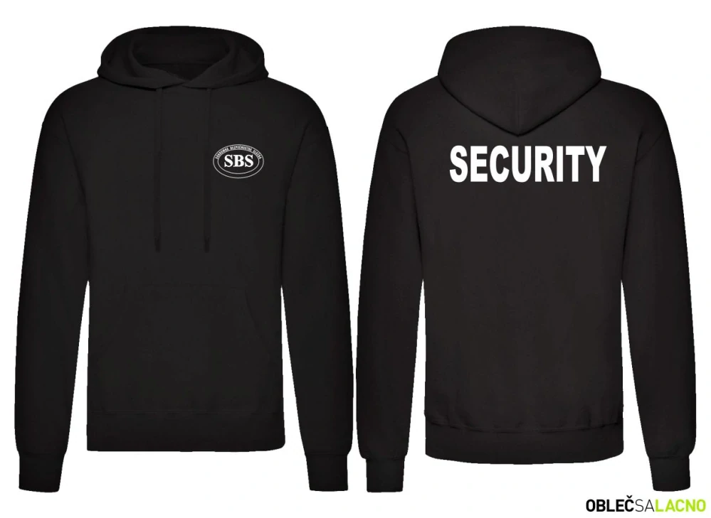Pánska mikina s kapucňou SBS-SECURITY 280g