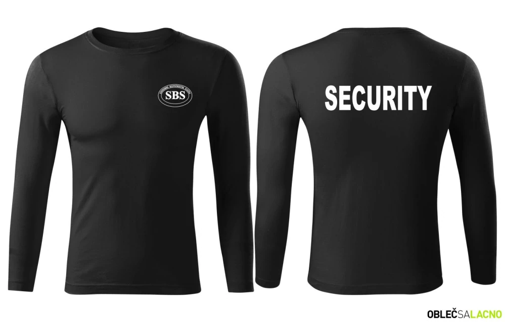Tričko dlhý rukáv SBS-SECURITY 150g