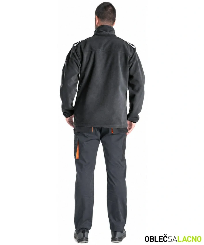 Pracovná fleece bunda EMERTON STR Cerva