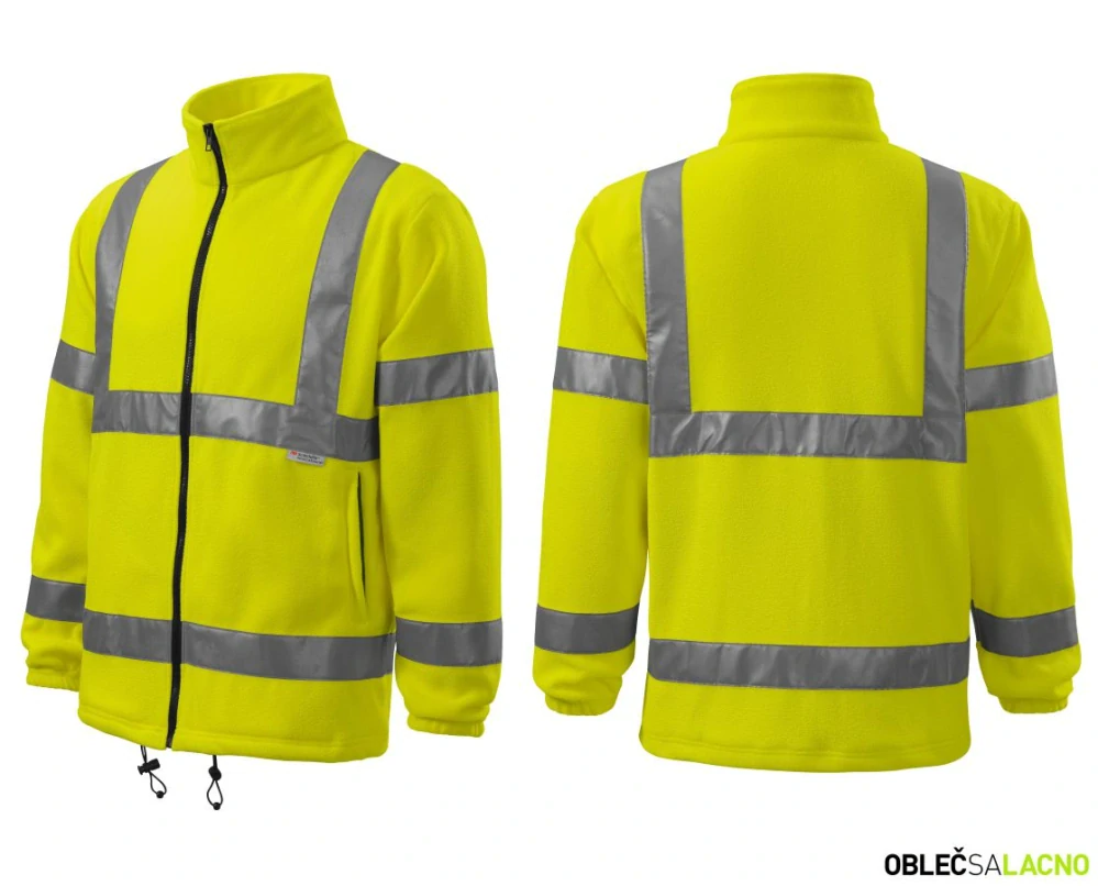 Reflexná fleece bunda HV FLEECE JACKET 5V1 Rimeck®