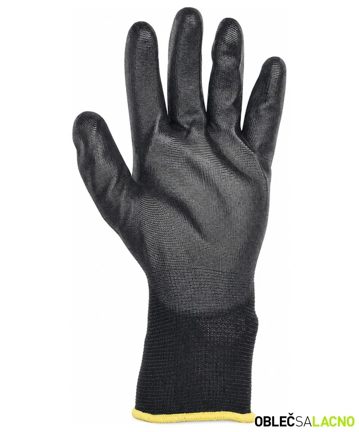 Povrstvené rukavice BUNTING BLACK Cerva