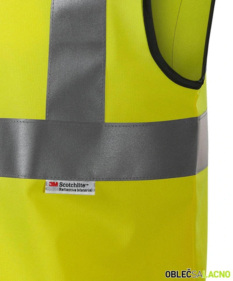 Bezpečnostná vesta HV BRIGHT 9V3 Rimeck®