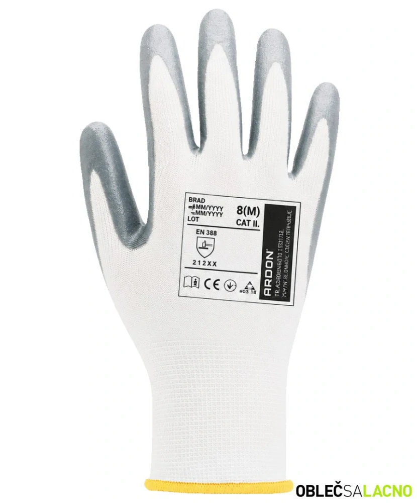 Máčané nitrilové rukavice SAFETY/BRAD Ardon®