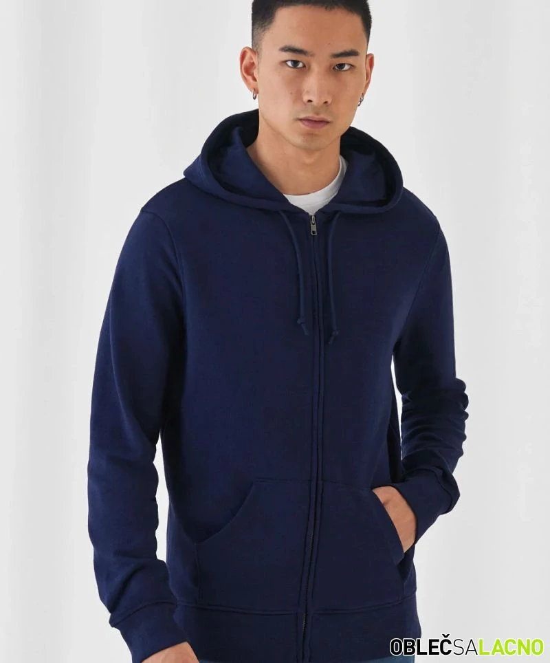 Pánska mikina s kapucňou INSPIRE ZIPPED HOOD B&C