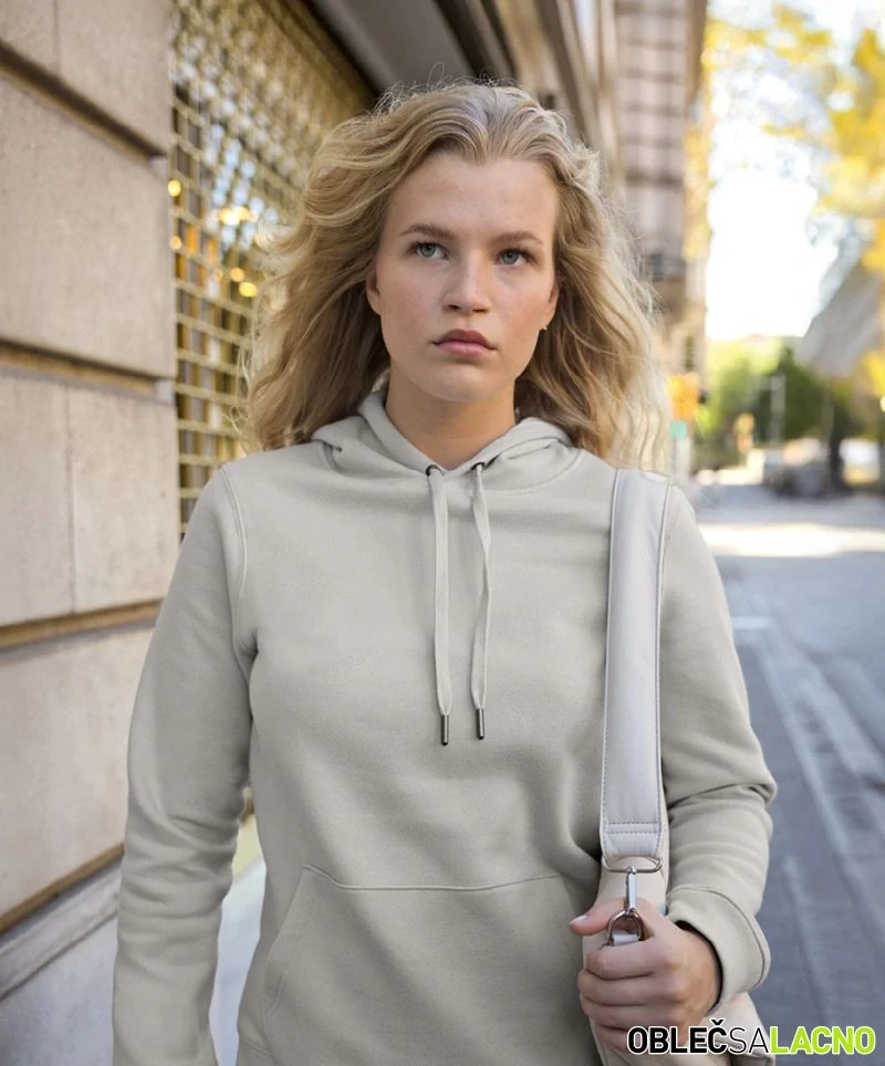 Dámska mikina s kapucňou QUEEN HOODE B&C