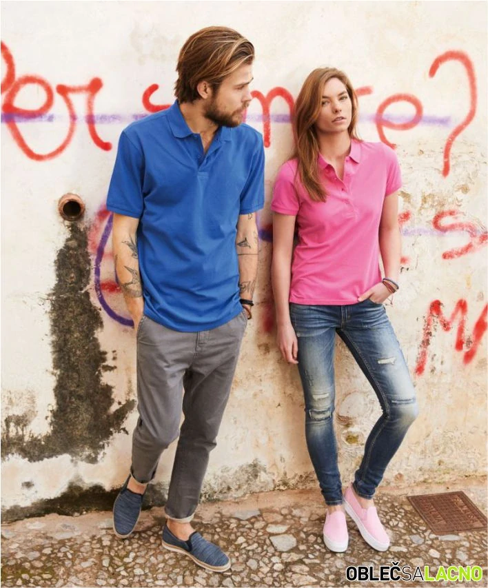 Pánske piqué polo z bio bavlny JN 8010 Daiber