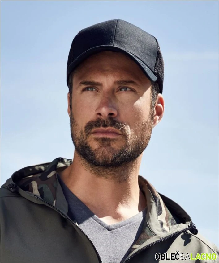 6 panelová šiltovka zo vzdušnej sieťoviny MB6216 Daiber