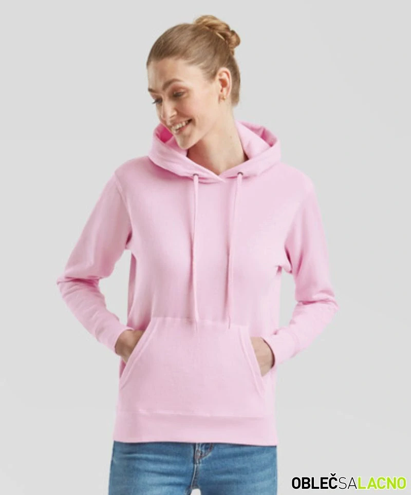 Dámska mikina s kapucňou CLASSIC LADY-FIT HOODED SWEAT Fruit of the Loom